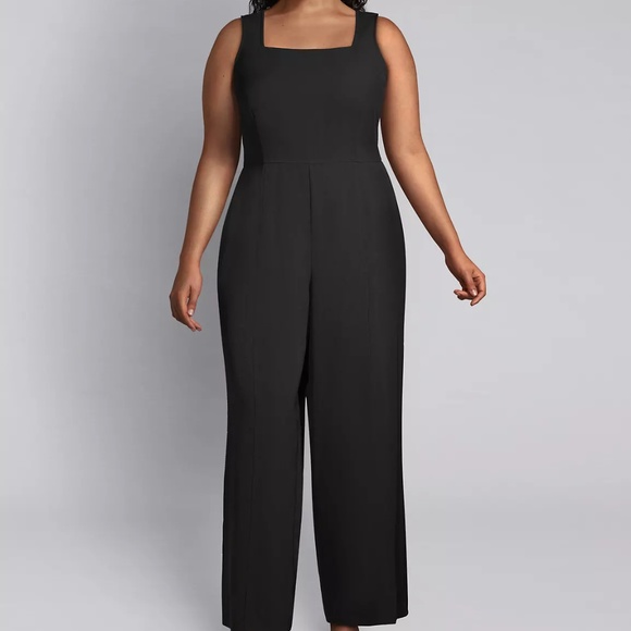 Lane Bryant Lena Square-Neck Jumpsuit NWT Size 18 - Picture 2 of 6